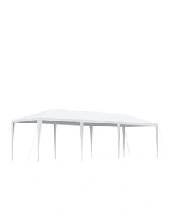 Outdoor Wedding Camping Marquee Canopy Portable Gazebo 3x9m in White