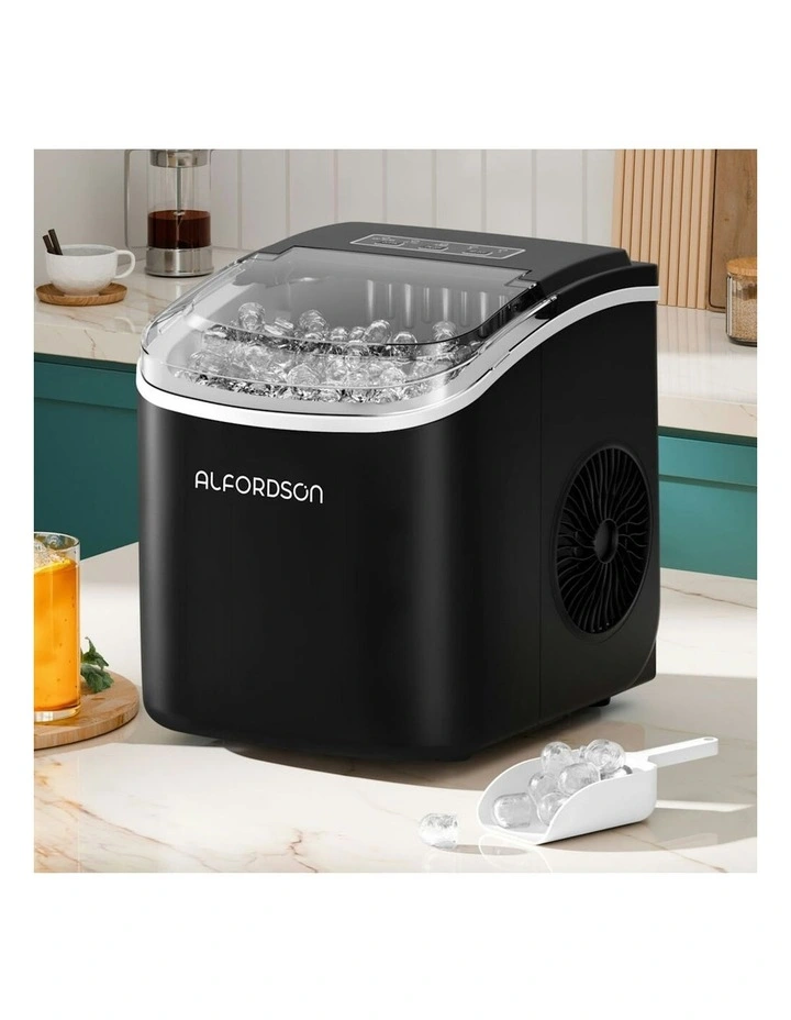 Portable Ice Maker Machine 12kg in Black image 2