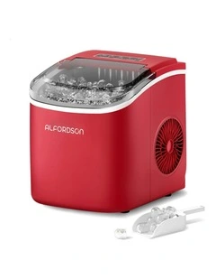 Portable Ice Maker Machine 12kg in Red