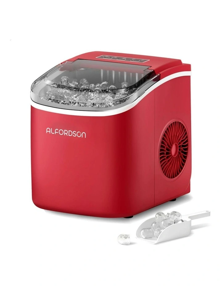 Portable Ice Maker Machine 12kg in Red image 1