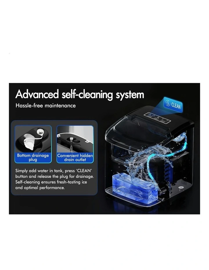 Portable Ice Maker Machine in Silver image 6