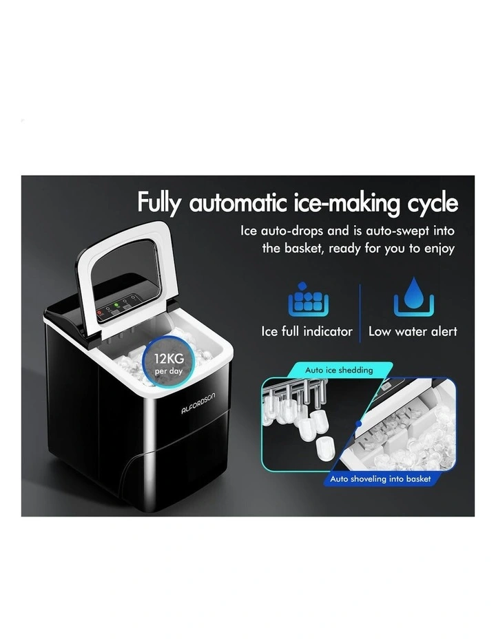 Commercial Portable Ice Maker Machine 2.2L in Black image 5