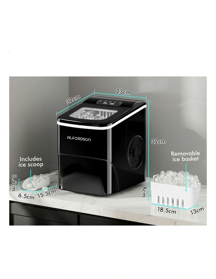 Commercial Portable Ice Maker Machine 2.2L in Black image 7