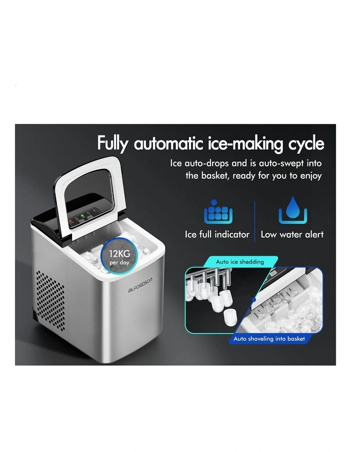 Portable Ice Maker Machine 2.2L in Silver image 5