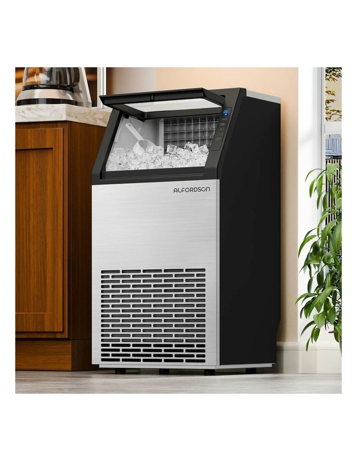 Commercial Ice Maker Machine 45kg in Stainless Steel image 2