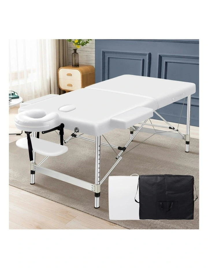 Portable Massage Table 55cm in White image 2