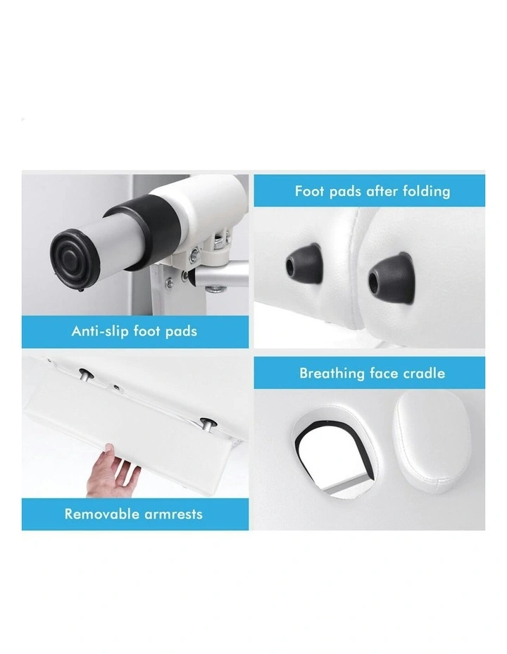 Portable Massage Table 55cm in White image 7