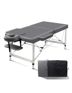 2 Fold Massage Table 75cm in Grey