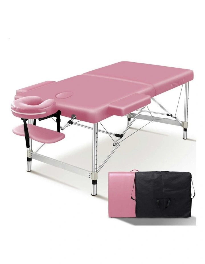 Portable Massage Table 75cm in Pink image 1