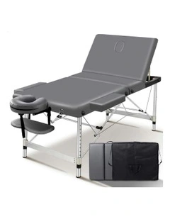 3 Fold Massage Table 75cm in Grey
