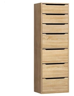 7 Drawers Office Storage Cabinet in Wood