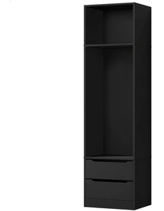 2 Drawers Office Storage Cabinet in Black