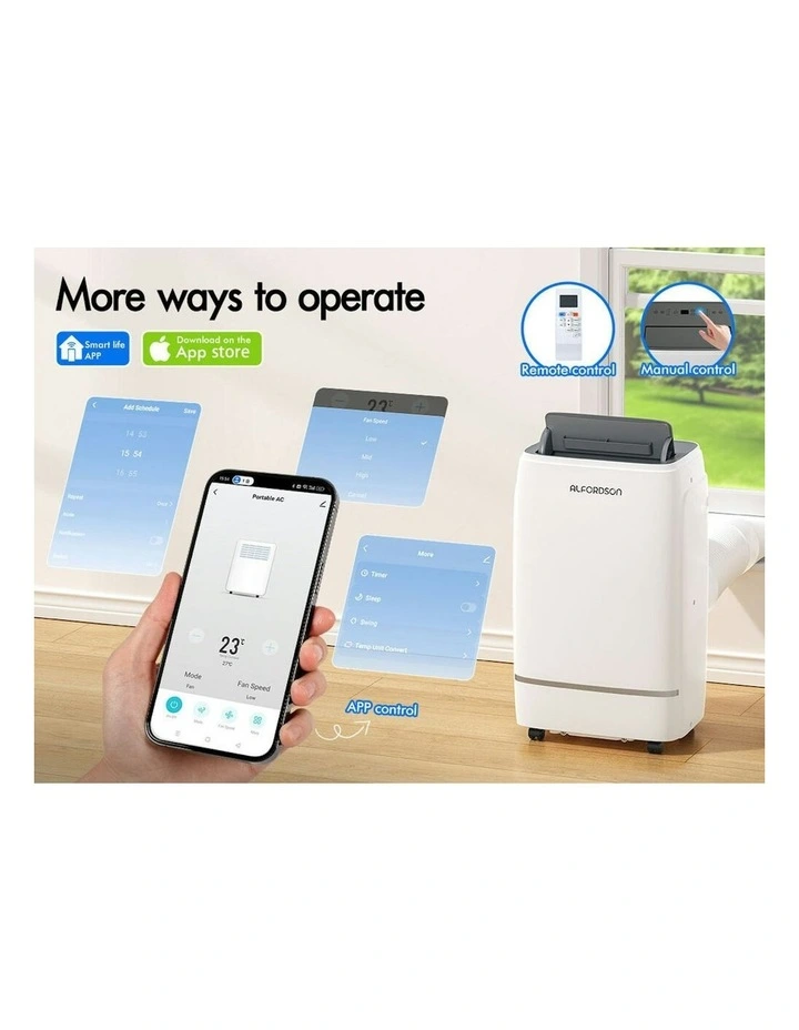 5-in-1 Cool&Heat Dehumidifier Fan Portable Air Conditioner 14000BTU in Assorted image 4