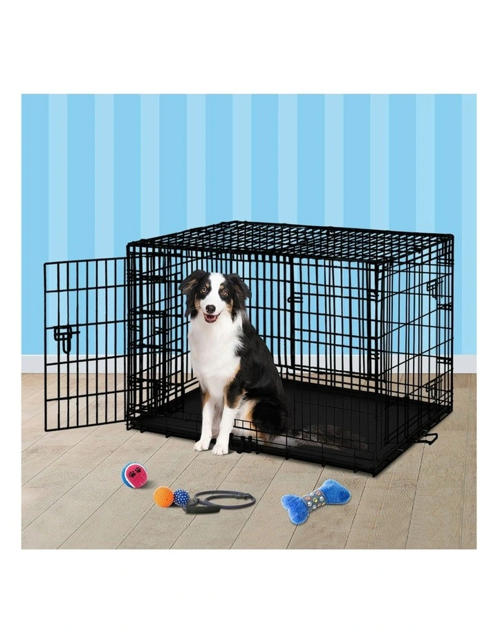 Large Dog Cage 36 Inch in Black image 2