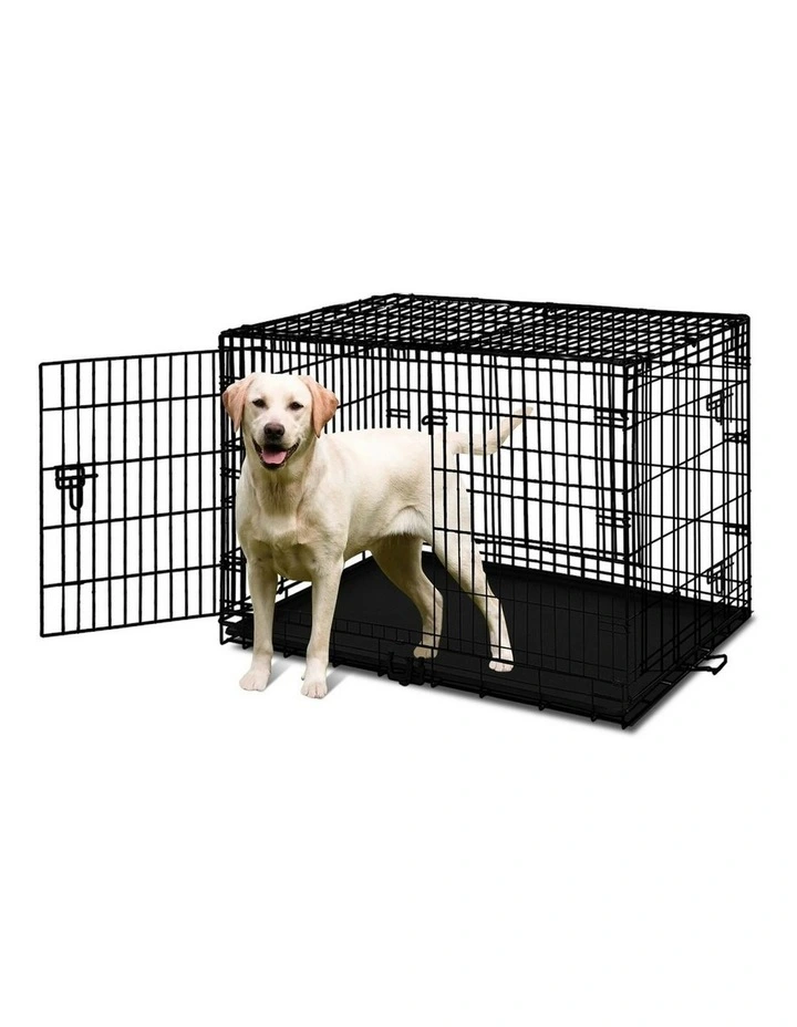 Large Dog Cage 42 Inch in Black image 1