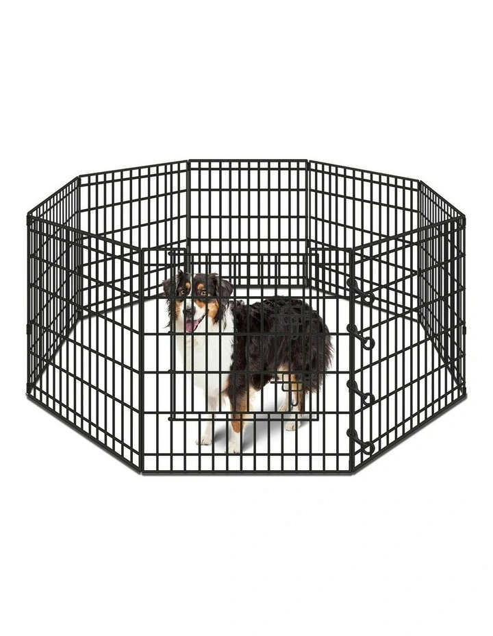 Large Pet Playpen 30 Inch in Black image 1