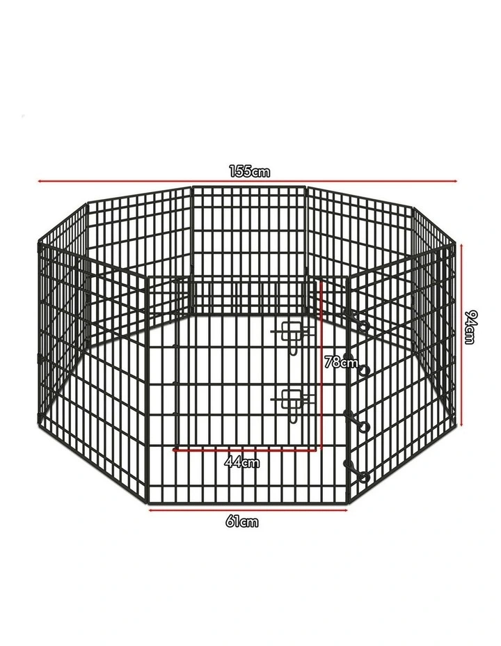 Large Pet Playpen 36 Inch in Black image 7