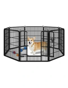 Large Pet Playpen 24 Inch in Black