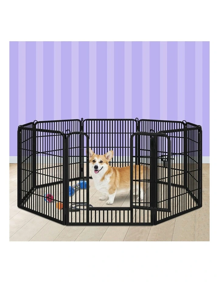 Large Pet Playpen 24 Inch in Black image 2
