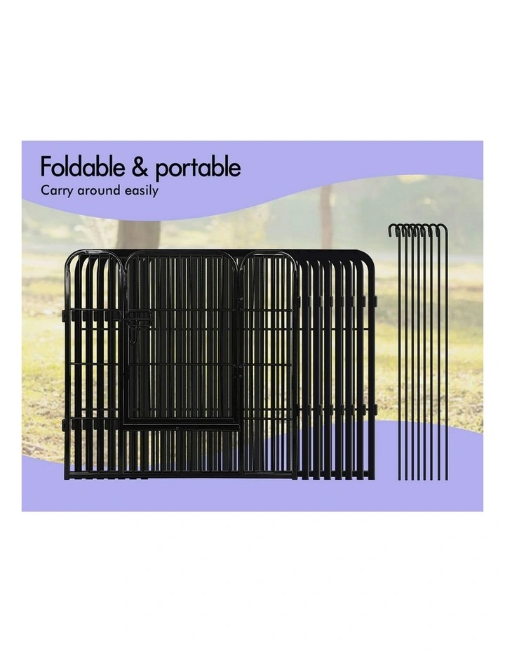 Large Pet Playpen 24 Inch in Black image 5