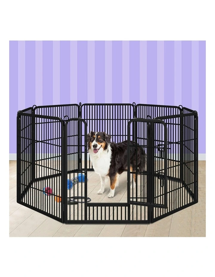 Large Pet Playpen 32 Inch in Black image 2