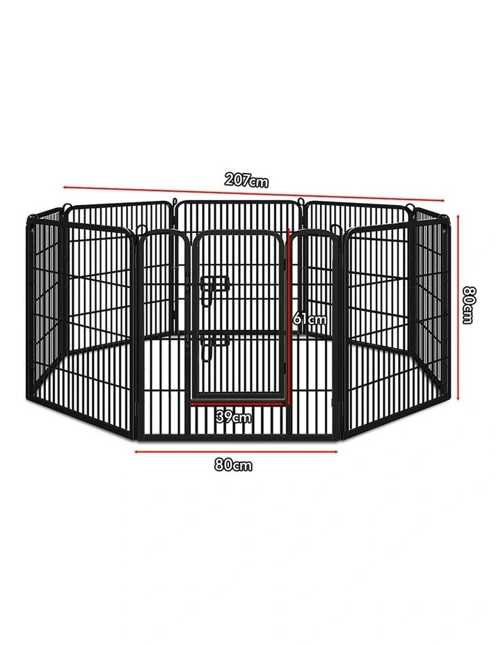 Large Pet Playpen 32 Inch in Black image 6