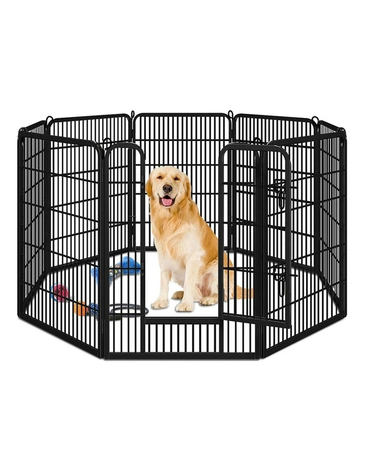 Large Pet Playpen 40 Inch in Black image 1
