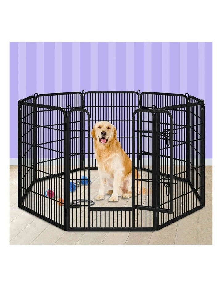 Large Pet Playpen 40 Inch in Black image 2