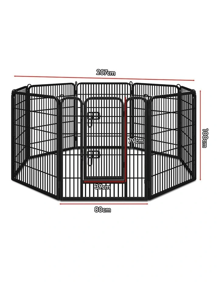 Large Pet Playpen 40 Inch in Black image 6