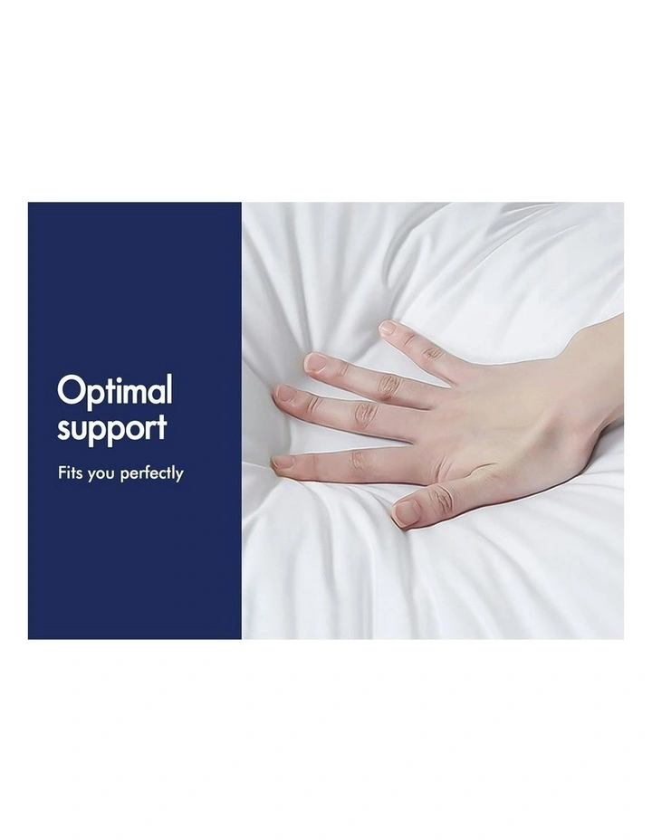 Microfibre Soft Pillow Pack Of 2 in White image 5