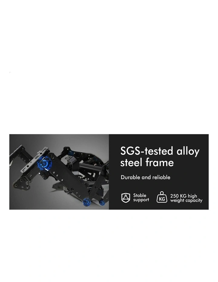 Lounge Sofa Padded Recliner Chair in Black image 5