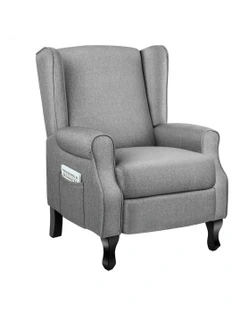 Armchair Accent Lounge Sofa Recliner Chair in Grey