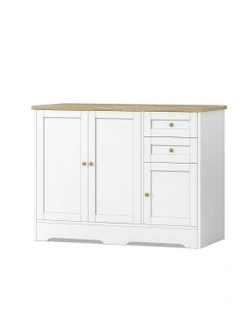 Kitchen Buffet Sideboard in White