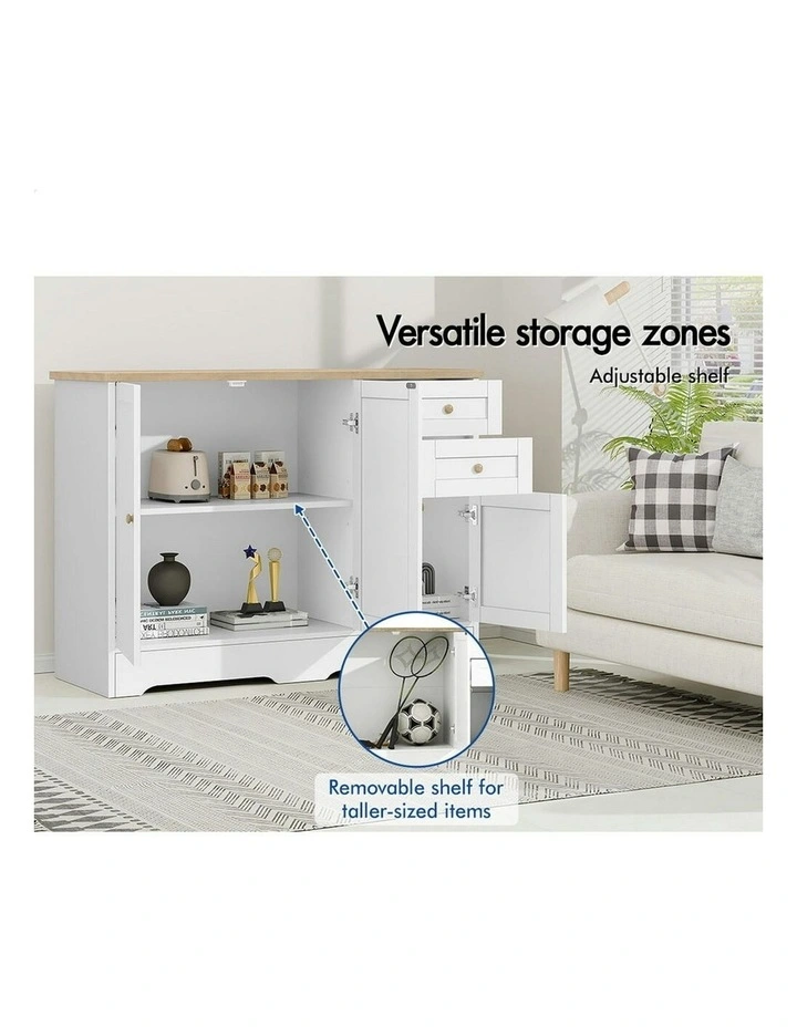 Kitchen Buffet Sideboard in White image 4