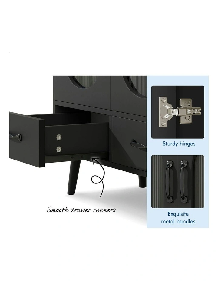 Buffet Sideboard in Black image 4