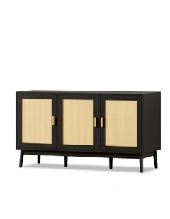 Cupboard Cabinet Storage Buffet Sideboard in Black