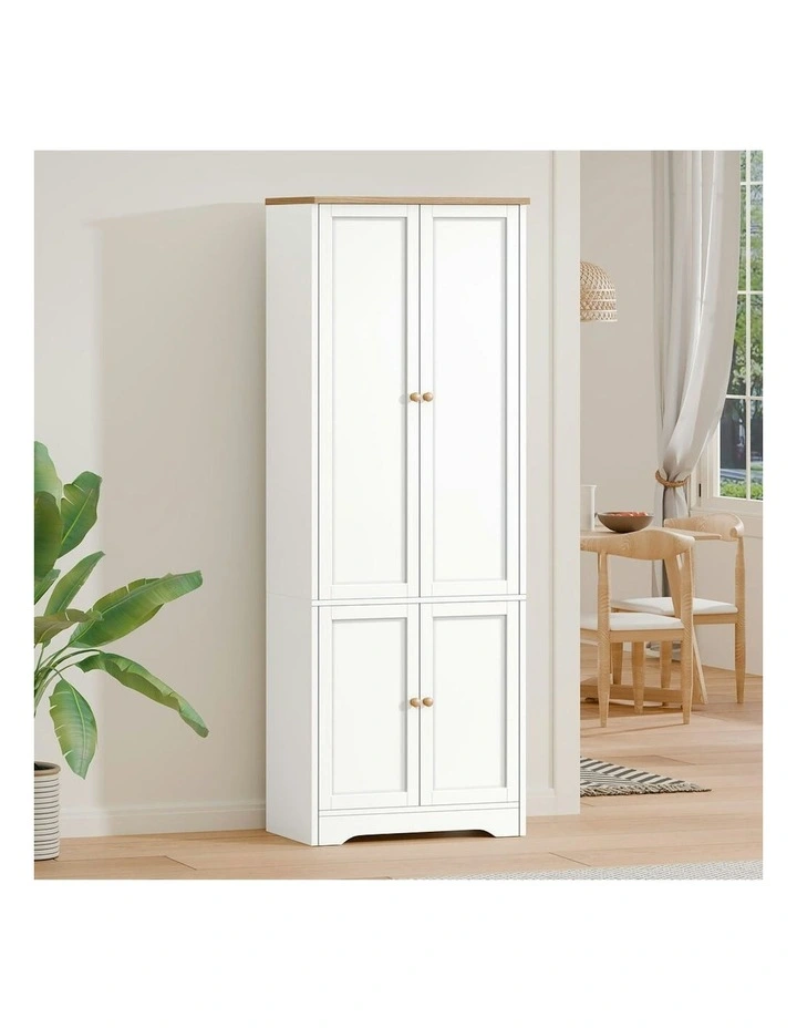 Buffet Sideboard Cupboard Storage Cabinet in White image 2