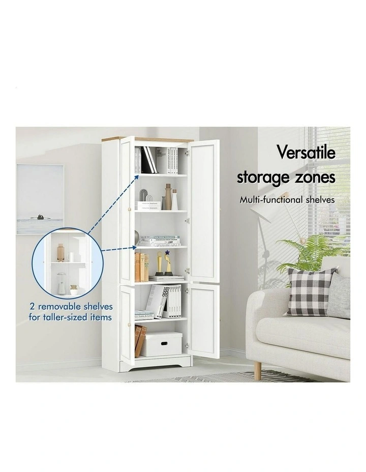 Buffet Sideboard Cupboard Storage Cabinet in White image 3