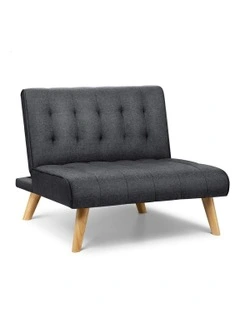 Single Seater Sofa Bed Lounge in Grey