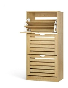 Organiser Shoe Storage Cabinet in Wood