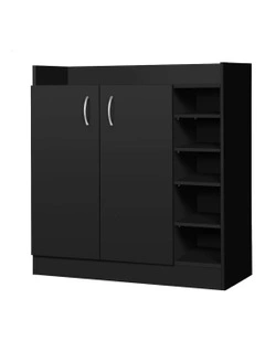 Rack 21 Shoe Cabinet in Black