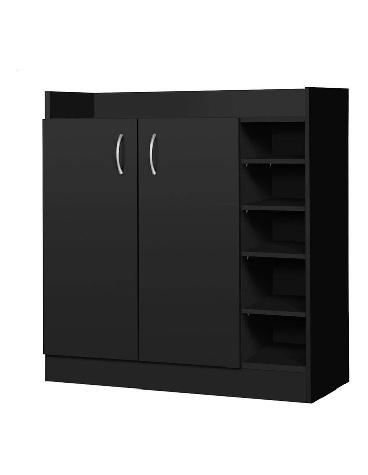Rack 21 Shoe Cabinet in Black image 1