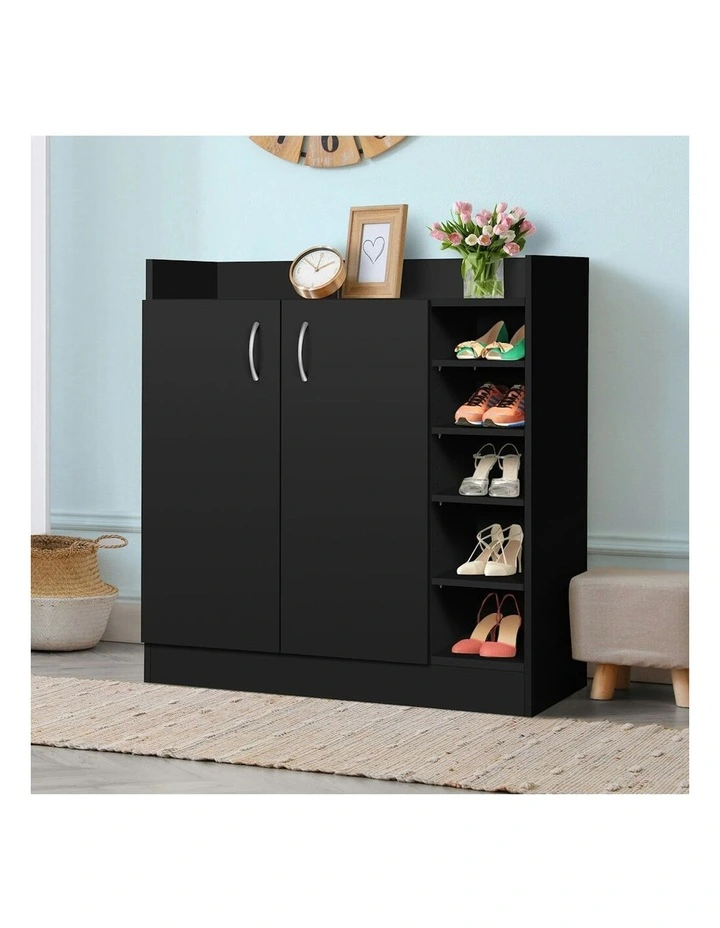 Rack 21 Shoe Cabinet in Black image 2