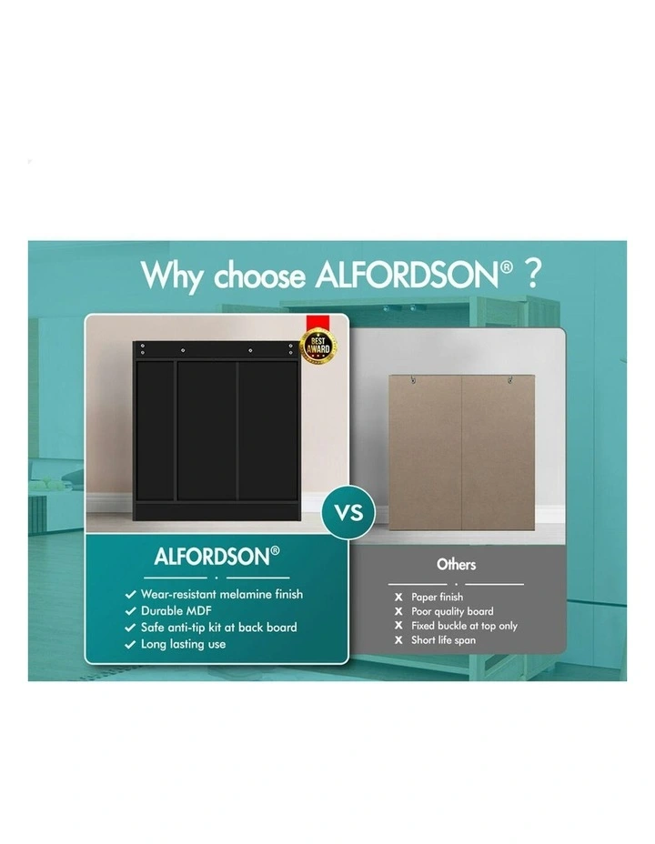 Rack 21 Shoe Cabinet in Black image 5