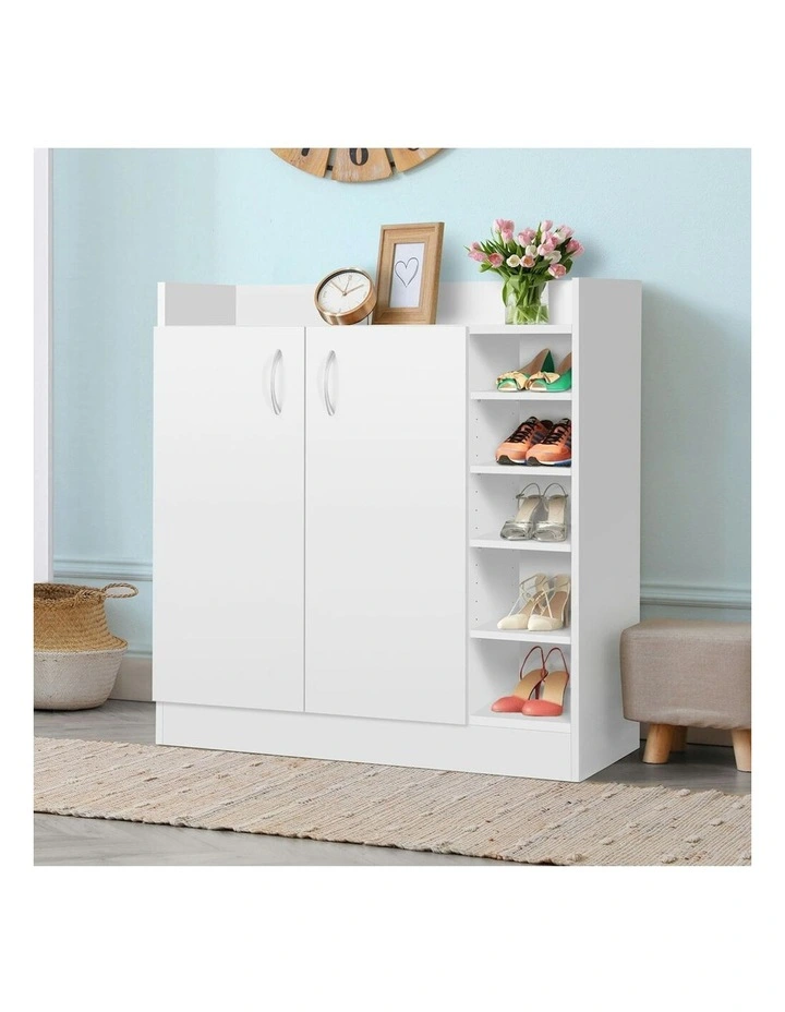 Rack 21 Shoe Cabinet in White image 2