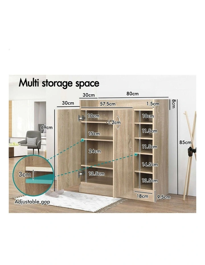 Rack 21 Shoe Cabinet in Oak image 7