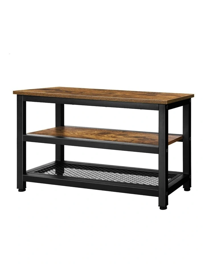 Shoe Bench Storage Rack Organiser in Multi image 1