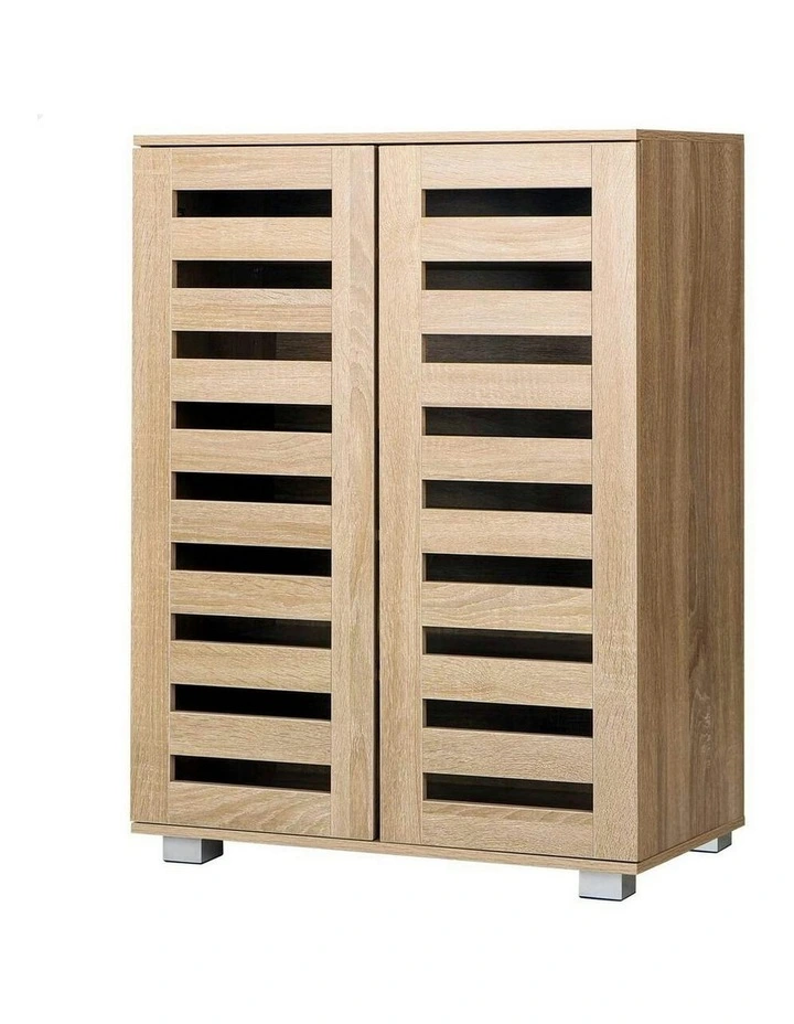 21 Pairs Alfordson Shoe Cabinet in Wood image 1