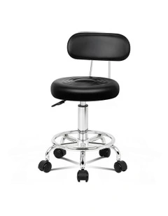 Round Swivel Barber Hair Dress Chair Declan Salon Stool in Black