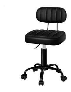 Backrest Swivel Barber Hair Dress Chair Lina Salon Stool in All Black